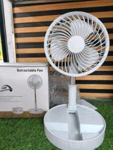 Retractable Rechargeable Table Fan - Image 3