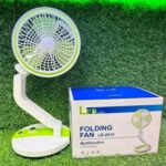 LR Fan (Adjustable Rechargeable Folding Fan With Led Light) - Image 2