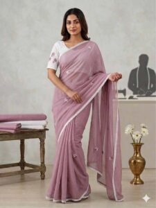 Georgette sharee - Image 4