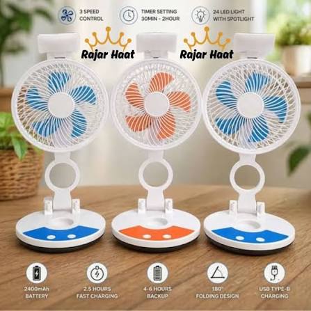1000040261.jpg ZT 329 Model Rechargeable Fan - Image 1