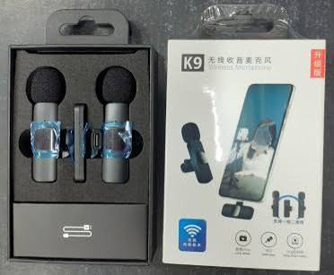 K9 wireless double microphone