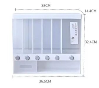 6-in-1 Wall Mounted Food Storage Box for Kitchen - Image 5