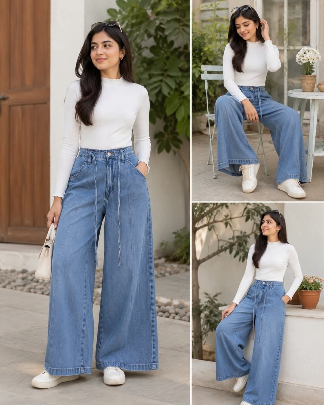 Wide leg baggy pant