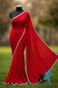 জর্জেট লেইছ শাড়ি - Image 5