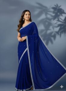 জর্জেট লেইছ শাড়ি - Image 2