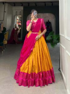 lama silk lehenga - Image 11