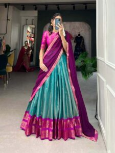 lama silk lehenga - Image 7