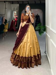 lama silk lehenga - Image 6