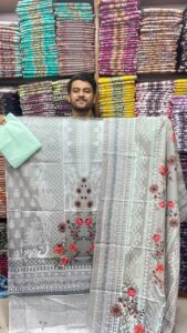 প্রিমিয়াম কোয়ালিটির সুতির থ্রিপিস - Image 3