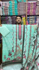 প্রিমিয়াম কোয়ালিটির সুতির থ্রিপিস - Image 2
