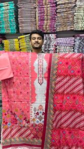 প্রিমিয়াম কোয়ালিটির সুতির থ্রিপিস - Image 7