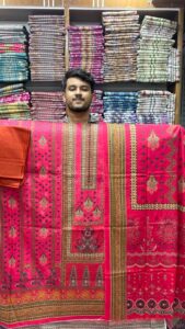 প্রিমিয়াম কোয়ালিটির সুতির থ্রিপিস - Image 9