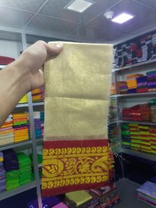 প্রিমিয়াম সফট লামা সিল্ক শাড়ী 💥 - Image 8