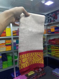 প্রিমিয়াম সফট লামা সিল্ক শাড়ী 💥 - Image 9