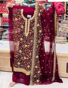 জর্জেট থ্রি পিস কালেকশন 🥰 - Image 10