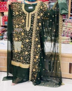 জর্জেট থ্রি পিস কালেকশন 🥰 - Image 9
