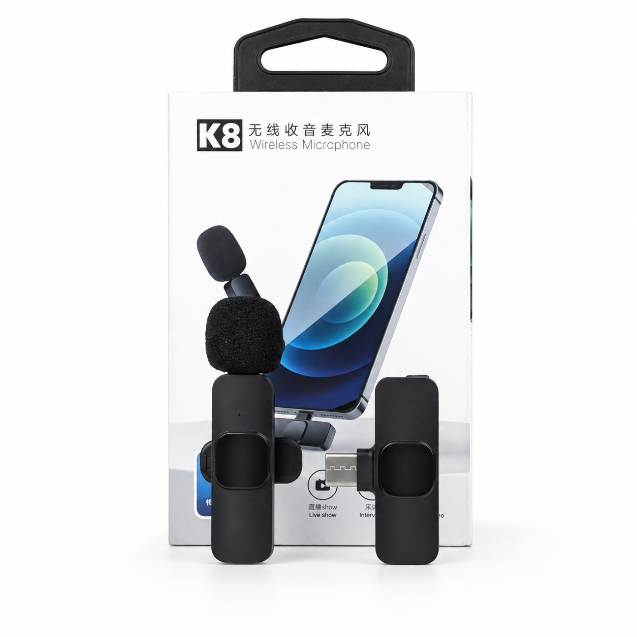 K8 Wireless Microphone | K8 ওয়্যারলেস মাইক্রোফোন
