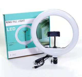 12 Inch Ring Light ১২ ইঞ্চি রিং লাইট ট্রাইপড স্ট্যান্ডসহ - Image 2